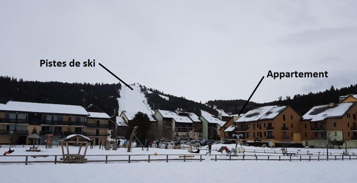 Apt confortable au pied des pistes et de la forêt Bolquere Exterior foto