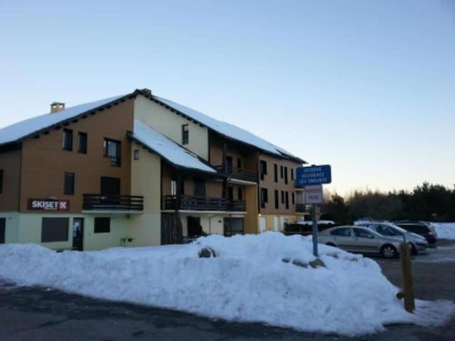 Apt confortable au pied des pistes et de la forêt Bolquere Exterior foto