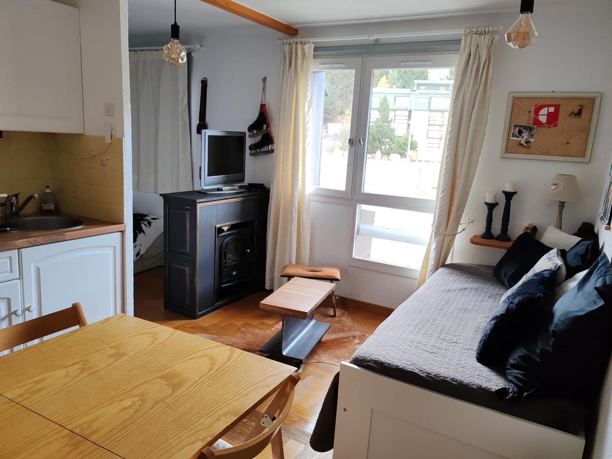 Apt confortable au pied des pistes et de la forêt Bolquere Exterior foto